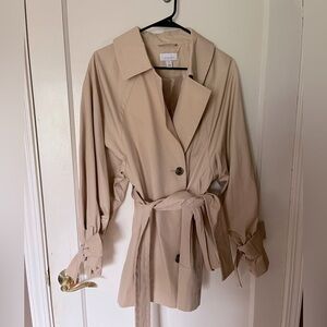 NWOT Topshop Short Trench Coat (SZ 10)